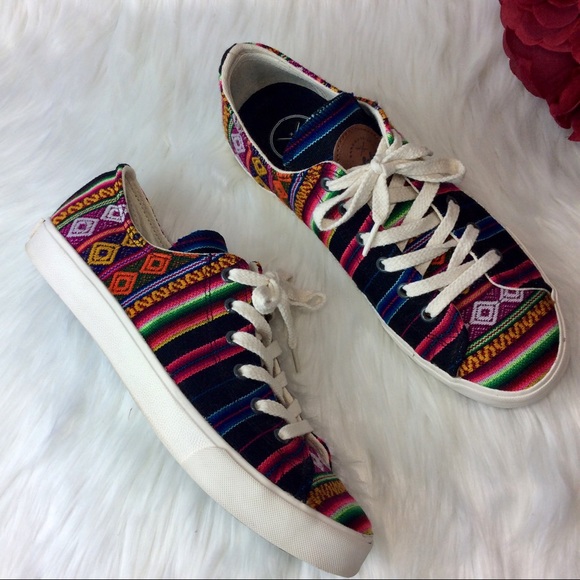 Inkkas Spectrum Lowtop Sneakers Boho Sz 11 - Picture 3 of 8